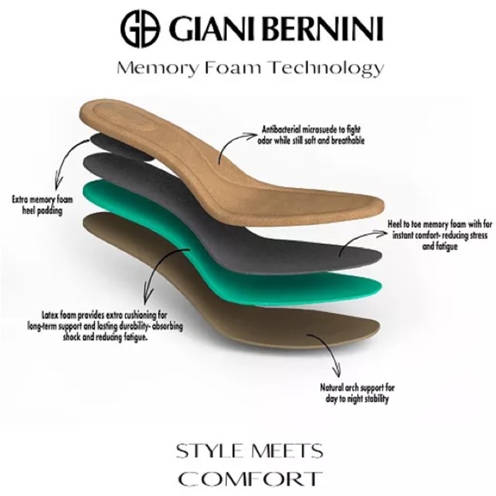Giani Bernini Trinaa Ruched Slip-On Loafer Flats Women’s Black Suede Sz8M - Picture 4 of 12